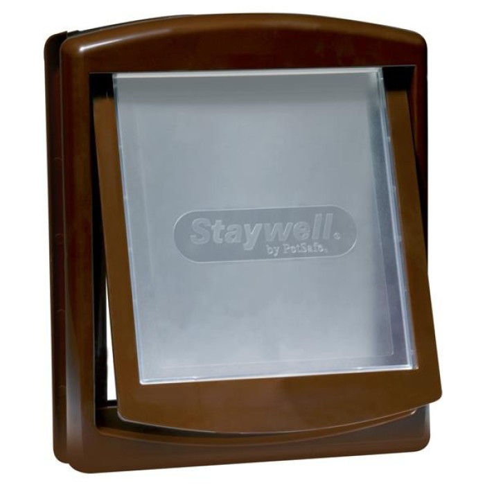 Staywell ОРИГІНАЛ дверцята для собак середніх порід, коричневий, 352Х294мм.